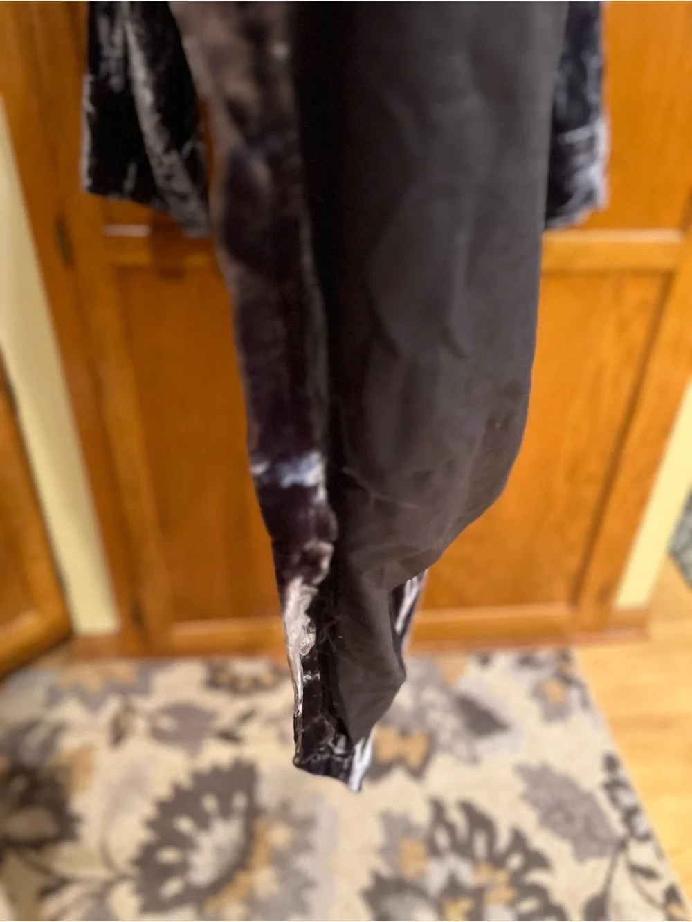 Pottery Barn Teen Hufflepuff Gray Velvet Robe